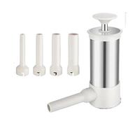 Carne Riempitrice Salumi Manuale, Salsiccia In Acciaio Inossidabile Ripieno Di Carne Orizzontale Maker Cucina Fatta Casa Prosciutto Macchina Utensile Riempitore Salsicce(Stainless Steel)