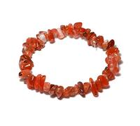 Carnelian Gemstone Chip Bracelet by CrystalAge