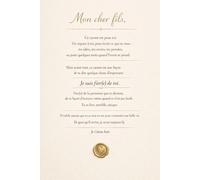 Carnet à mon fils - Journal intime rempli d’amour | Carnet de notes ligné | Cadeau parent enfant | Message de fierté et de soutien: Un carnet ... idées et tout ce que le cœur souhaite garder.