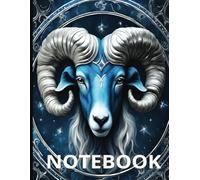 Carnet à Remplir - Notebook Signe Astrologique Bélier : Feuilles Lignées: Un carnet inspiré par le signe du Bélier, parfait pour vos notes et réflexions.