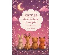 Carnet Bébé 0-6 mois à remplir en Couleurs: Suivi complet du sommeil, biberons, couches et soins | Journal bébé naissance petit format 15,24 x 22,86 ... parents | 200 pages | Intérieur en Couleurs
