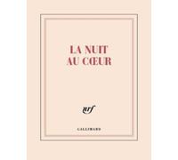 Carnet carré "La nuit au coeur" (papeterie)
