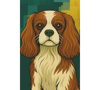 Carnet Cavalier King Charles Blenheim : Journal Cartoon, Carnet de Notes, Bloc à Gribouiller: Un cadeau joyeux pour les enfants, les amoureux des chiens, les fans de Spaniels et les esprits créatifs