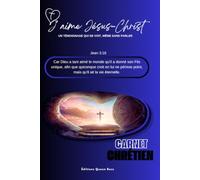 CARNET CHRÉTIEN J'AIME JESUS-CHRIST / BLEU VIOLET: Carnet chrétien pour prières, méditations et notes spirituelles