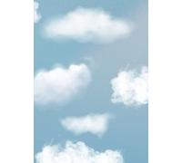 Carnet couverture ciel nuages - cahier ligné A5 14,8 x 21 cm - 100 pages: Un carnet au design élégant pour écrire, rêver, s’organiser par Nuit de Saphir