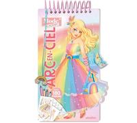 Carnet créatif Mode Academy Arc-en-ciel (avec un bracelet) NE: Avec 180 stickers