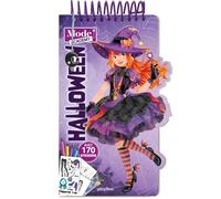 Carnet créatif Mode Academy Halloween (avec un bracelet): Avec 180 stickers