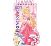 Carnet créatif Mode Academy Princesse (avec un bracelet) NE: Avec 210 stickers