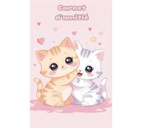 Carnet d’amitié à remplir - Fiches pour amis, souvenirs, photos et confidences: Un journal d’amitié kawaii pour filles - 18 amis, 4 pages chacun : ... questions, messages - 80 pages à compléter