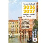 Carnet de bord des professeurs de lettres 2026-2027