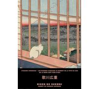 Carnet de croquis japonais: Les rizières d'Asakusa au moment de la fête du Coq, de la série Cent vues d'Edo