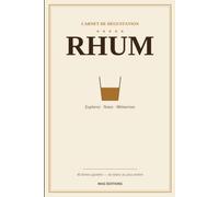 Carnet de Dégustation Rhum: 90 fiches guidées pour explorer, noter et mémoriser vos rhums - Nez, bouche, finale et note | Journal d'amateur & idée cadeau