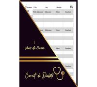 Carnet de Diabète: Journal de Surveillance glycémic - pour les petits et les vieux,hommes et femmes diabétiques,4 fois par jour sur 52 semaines (1ans)-Format A5 .110 pages.02