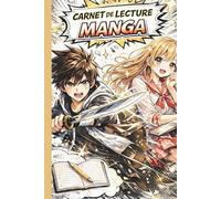Carnet de lecture Manga: Suivi de lecture, fiches de review, index et pages de prêts