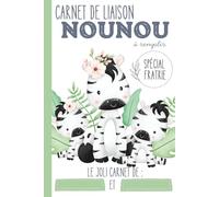 Carnet de liaison Nounou à remplir - spécial Fratrie: carnet de transmission parents-nounou pour simplifier le suivi de vos enfants | Couverture Zèbres