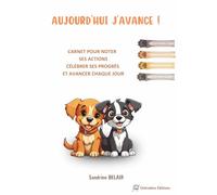 Carnet de : Liste à faire - Liste faites - Citations positives et Bilan de mon carnet - Intérieur en couleur: Modèle Chien