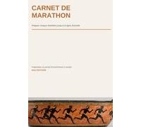 Carnet de Marathon: Préparation marathon & journal d'entraînement à remplir | Plan 16 semaines, séances, allures, sensations | Suivi running 42 km | 108 pages