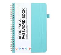 Carnet de mots de passe - Organisateur portable pour conserver vos mots de passe en toute sécurité | Petit carnet avec onglets alphabettiques | Idéal pour femmes et hommes, pour maison ou bureau
