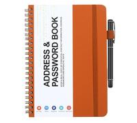 Carnet de mots de passe - Organisateur portable pour conserver vos mots de passe en toute sécurité | Petit carnet avec onglets alphabettiques | Idéal pour femmes et hommes, pour maison ou bureau