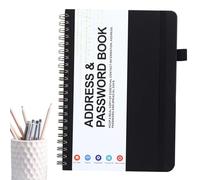 Carnet de mots de passe - Organisateur portable pour conserver vos mots de passe en toute sécurité | Petit carnet avec onglets alphabettiques | Idéal pour femmes et hommes, pour maison ou bureau