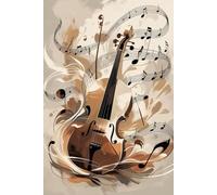 Carnet de musique - Violoncelle, Notes partitions: Carnet ligné 120 pages lignées. Pour violoncellistes et passionnés de musique, pour noter idées, ... professeurs et musiciens en apprentissage