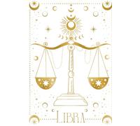 Carnet de note : balance: Notebook signe astro