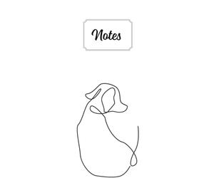 Carnet de note chien