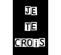 Carnet de note féministe - Je te crois - Slogan activiste: Cahier d'écriture inspirant, engagé et militant à message percutant