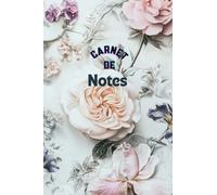 Carnet de note floral