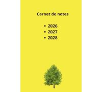 Carnet de notes 2026-2028: Journal ligné avec espace pour la date - Pour écrire ses idées, ses souvenirs, ses projets et ses pensées pendant trois ans