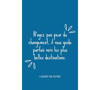 Carnet de notes 90 lignées A5 avec citation, notebook, carnet de notes inspirant: Cahier ligné pour écrire, réfléchir et avancer - Idée cadeau amie, collègue pour motivation & développement personnel