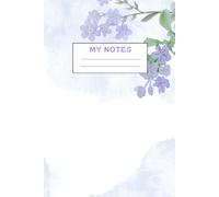 Carnet de Notes à Couverture Fleurie: Cahier Ligné pour Écriture, Organisation et Idées