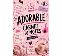 Carnet de Notes ADORABLE: Carnet ligné moderne pour notes, projets, listes, journal personnel, études, travail et organisation du quotidien