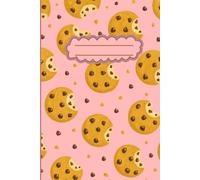 Carnet de notes au motif cookies: Un carnet de notes original avec motif gourmand et fond rose