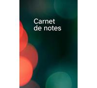 Carnet de notes - Cahier de notes ligné - interligne 1cm - pages numérotées - 100 pages