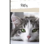 Carnet de notes chat mignon 100 pages lignées à remplir avec citation au dos de la couverture, cadeau amoureux des chats, cahier de notes chat à ... notes chat mignon 100 pages lignées à remplir
