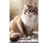 Carnet de Notes - Chat Sacré de Birmanie: Cahier de 120 pages lignées pour écrire avec douceur et élégance, journal intime - le cadeau parfait pour la Fête des Mères, Noël, un anniversaire. Idéal pour les amoureuses des chats et des félins majestueux