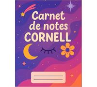Carnet de notes Cornell: Cahier de prise de notes | Méthode Cornell | 300 pages Lignées | Format 17x22 cm | Editions Gal Fontaine | Collection Vénus
