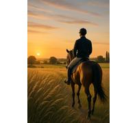 Carnet de Notes Équestre : Balade à Cheval au Coucher du Soleil: Carnet ligné de 120 pages pour noter vos sorties à cheval, entraînements, souvenirs ... cavaliers, cavalières et amoureux des chevaux