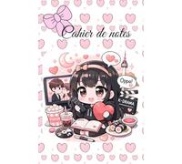 Carnet de notes filles Corée K-drama: Carnet ligné kawaii girly 120 pages dimensions A5