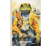 Carnet de Notes Grenouille: Cahier format A5 (6x9 in) - Pour les amoureux des Grenouilles - Journal pense-bête - 100 pages lignées - Cadeau Original