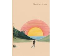 Carnet de Notes | Journal Romantique & Tropical: Couple à Tahiti, paysage ensoleillé