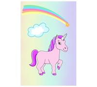 Carnet de Notes Licorne Mignon: 110 Pages | Cahier Licorne pour Filles, Journal Intime, Dessin, École ou Cadeau Anniversaire