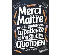 carnet de notes maitre: cadeau d'école personnalisé fin d'année scolaire , 100 pages , A5
