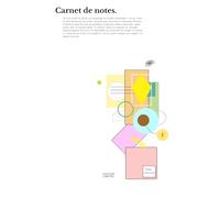 carnet de notes: pages lignées pour prendre des notes; journal intime; pense-bête; carnet d'écriture; look vintage