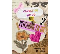 Carnet de notes pour une personne en OR: Carnet de notes cadeau, à offrir, avec message positif