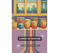 Carnet de peinture: Pour garder la trace des couleurs - Collection Rétro - Quand nostalgie rime avec modernité