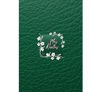 Carnet De Recette à Remplir a5: 2 Pages par Recette En Français - Cahier de Recettes à Remplir ( Livre de Cuisine Pour écrire Mes Recettes Géniales ) ... Sans Spirale Couverture Souple ( Vert ).