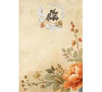 Carnet De Recette à Remplir a5: 2 Pages par Recette En Français - Cahier de Recettes à Remplir ( Livre de Cuisine Pour écrire Mes Recettes Géniales ) ... Sans Spirale Couverture Souple ( Vintage ).