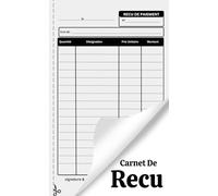 Carnet De Recu En Francais: 60 feuillets avec souche prêts à l'emploi , Le carnet de factures simple et efficace ... Spécialement étudié pour les Micro entreprises